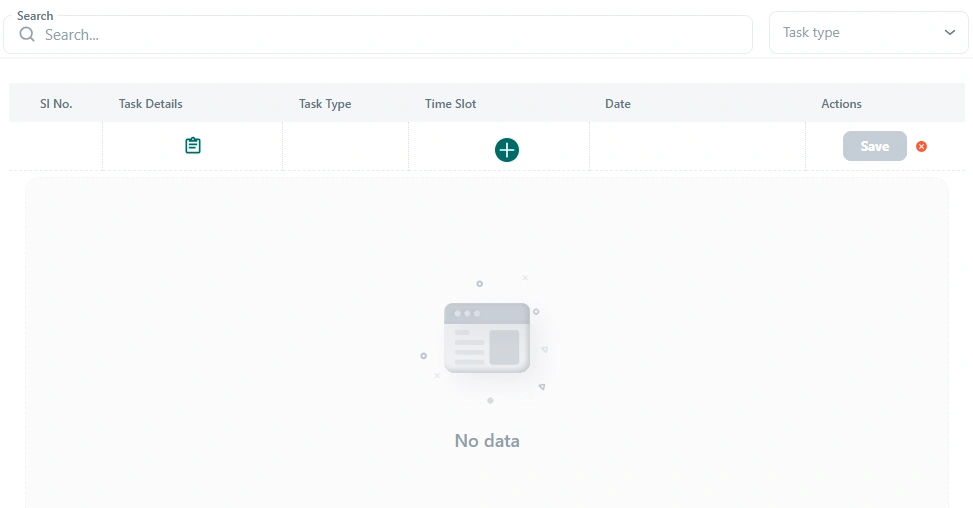 TAIRRAGO Task Time Entries Web View